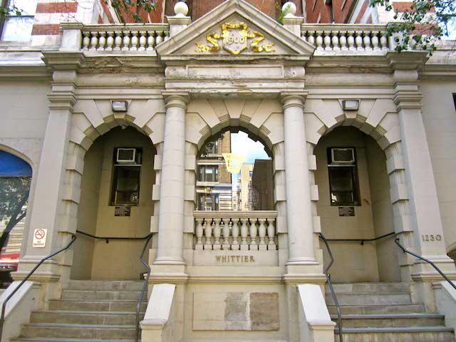 Whittier Hall Entrance