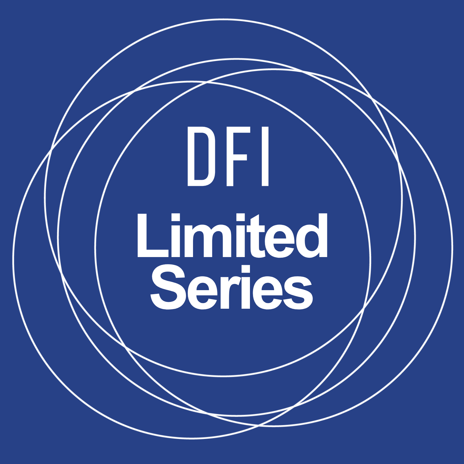 a logo that shows DFI limited series in white within three white rings that matches DFI logo