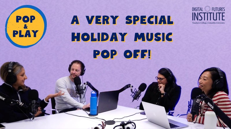 Pop and Play Season 6 Episode cover showing the hosts with Guests