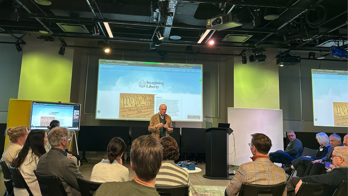 Imagining Liberty speaker talking