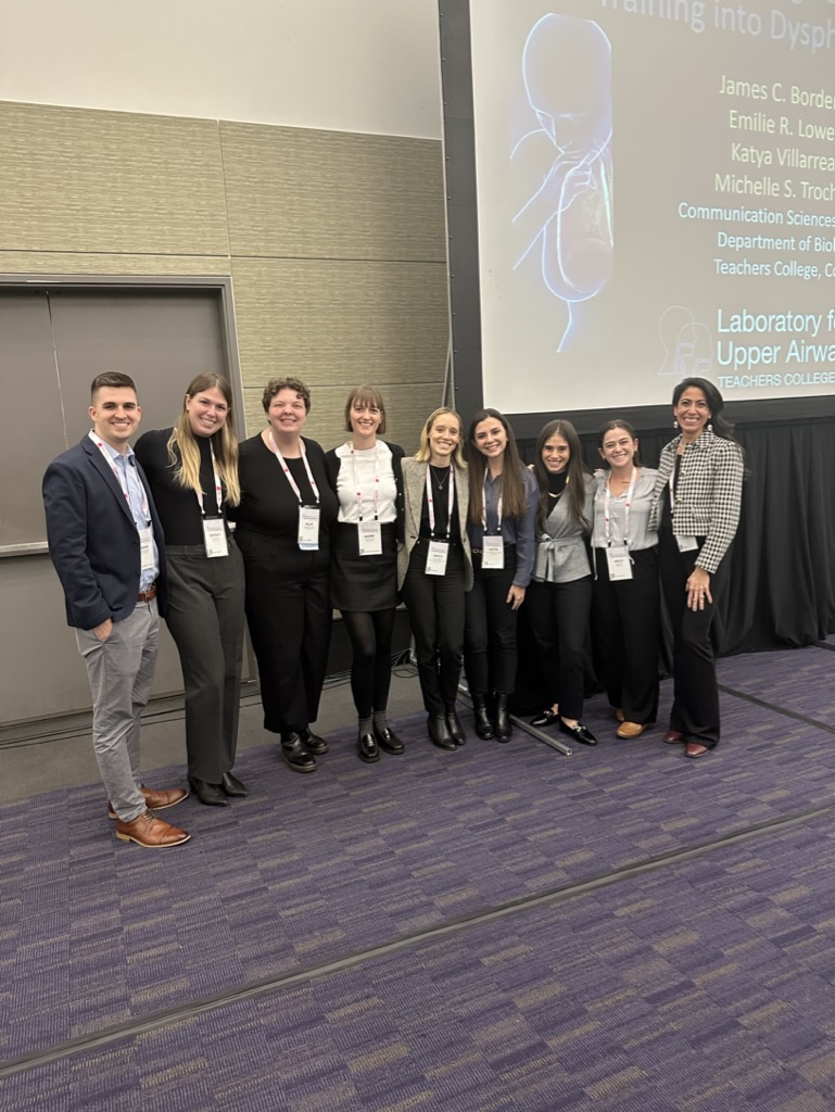 Left to right: James Borders, Sydney Rau, Allie Beam, Avery Dakin, Emilie Lowell, Katya Villarreal Cavazos, Justine Dallal-York, Kelly Veit, Michelle Troche