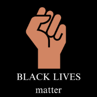 Black lives matter icon