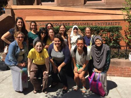 D/HH Students in front of the TC main entrance