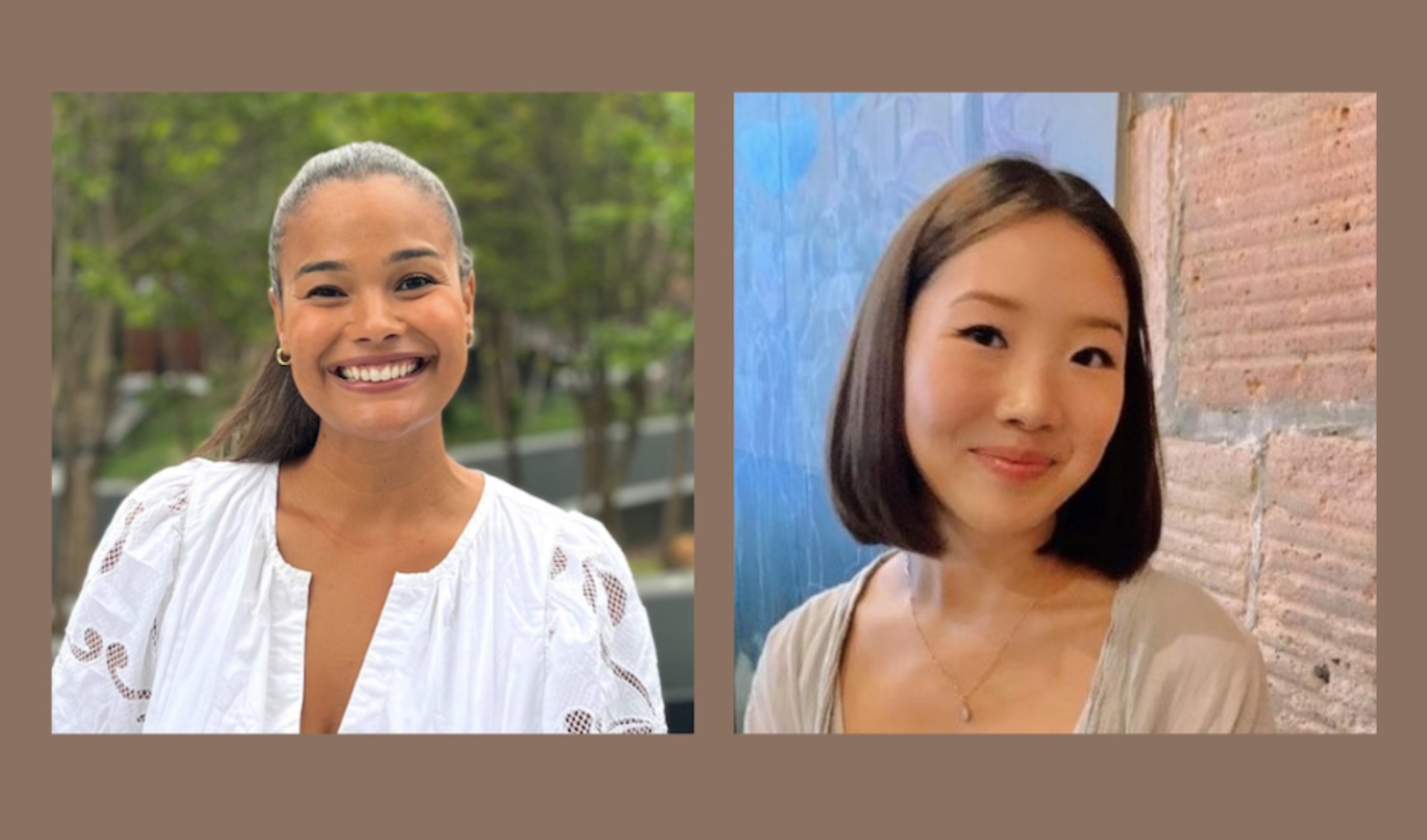 Photos of students Kemigisha Richardson and Noel Um Lo, recipients of 2025 NAEd Spencer Fellowship
