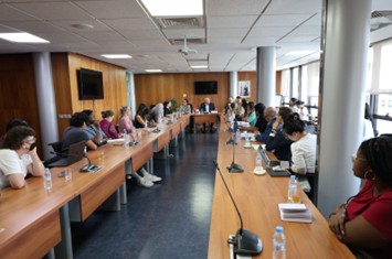Site visit to Conseil de la Communauté Marocaine al’etranger in Rabat.