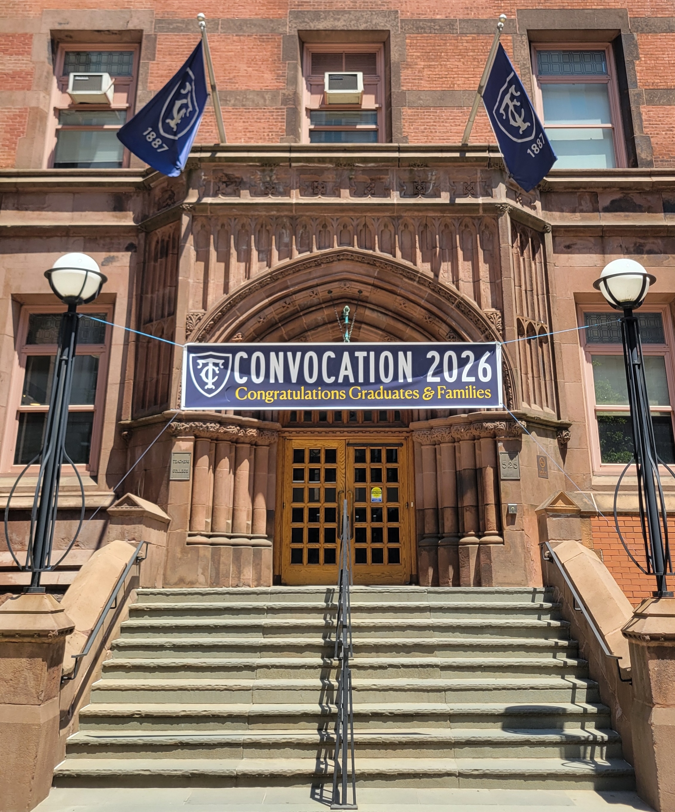 Front steps of TC