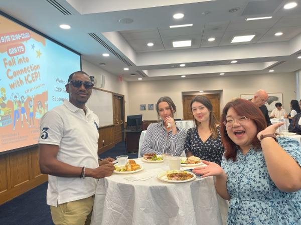 Students at the social