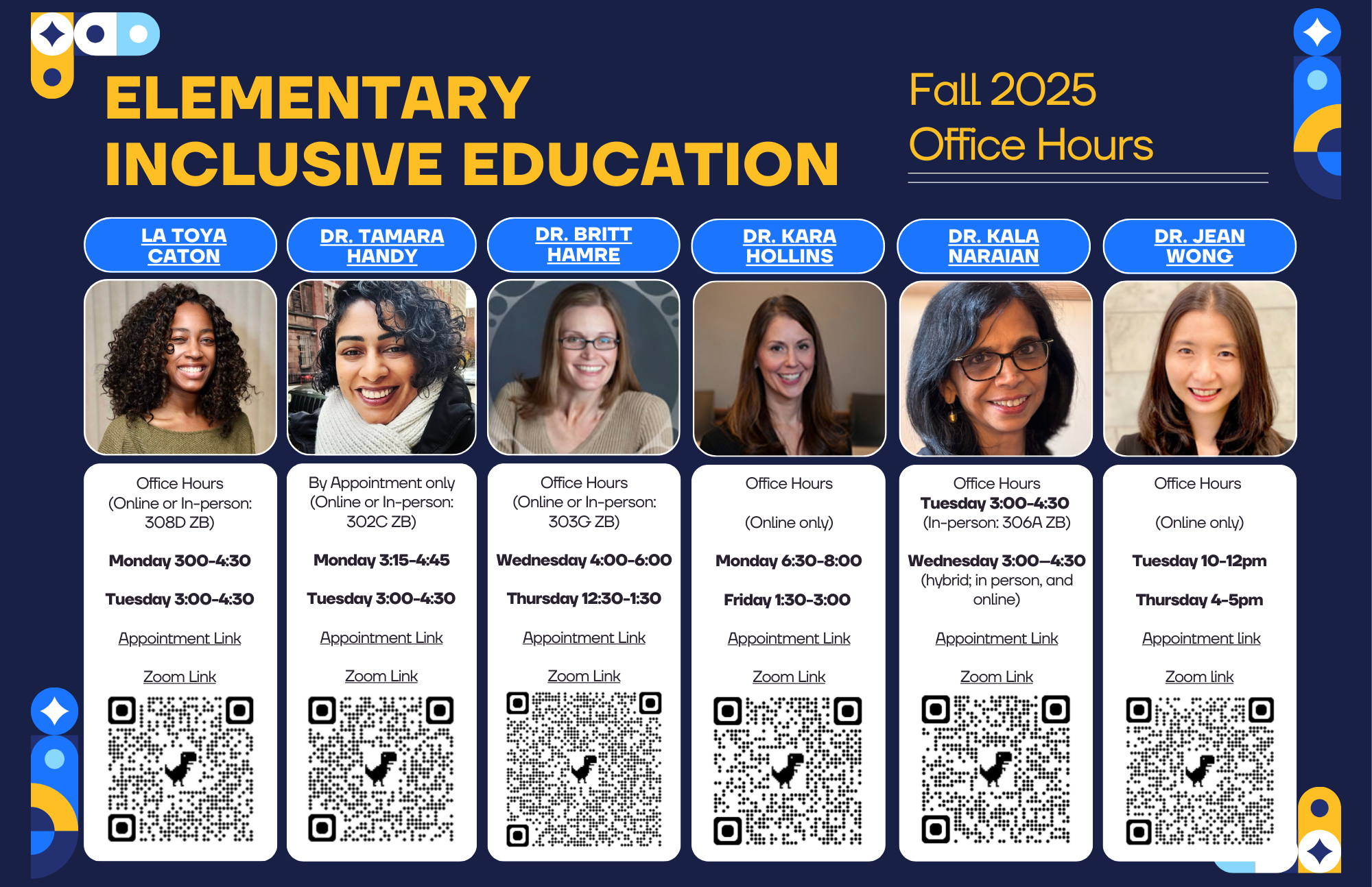 Fall 2025 Office Hours