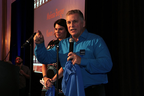 TC alumnus Kevin Jennings initially planned on holding the Anti-Inaugural in his living room, mainly to cheer himself up. (Photo Credit: Harold Levine)