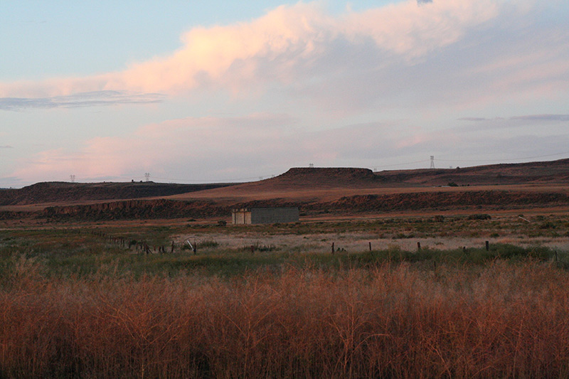 SPACE OUTSIDE K-12 EDUCATION The former Tule Lake camp today. Goulding is interested in the 