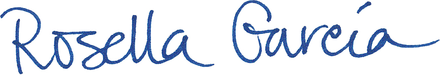 Rosella Garcia's signature