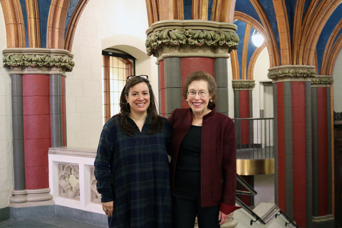 Aurélie M. Athan and Dr. Mary Edlow