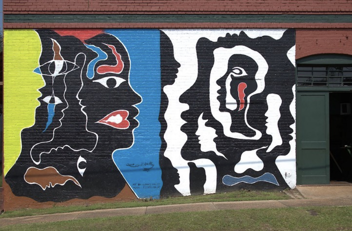 A mural in Georgia.