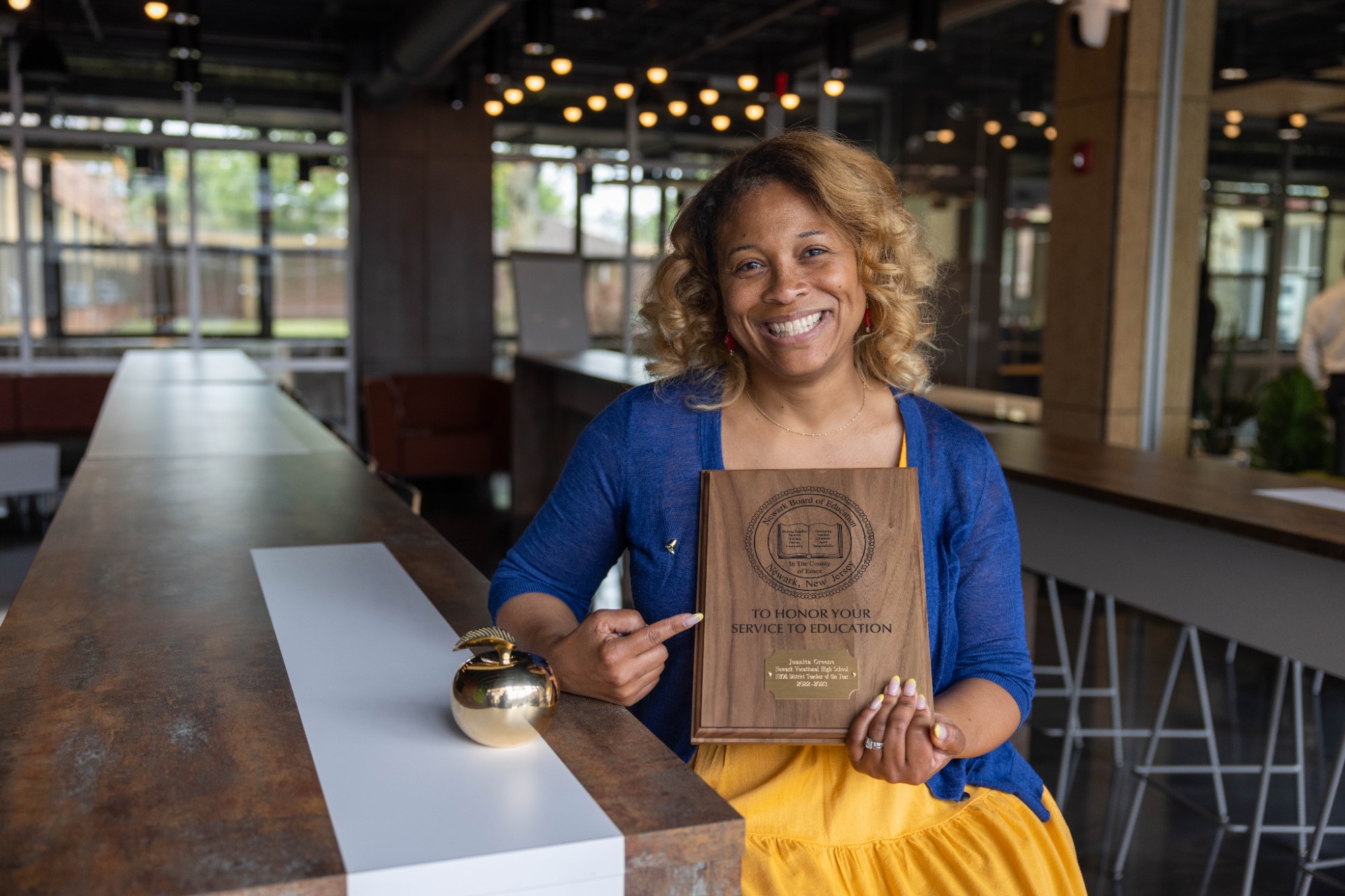 Juanita Greene, Newark's 2023 Teacher of the Year.