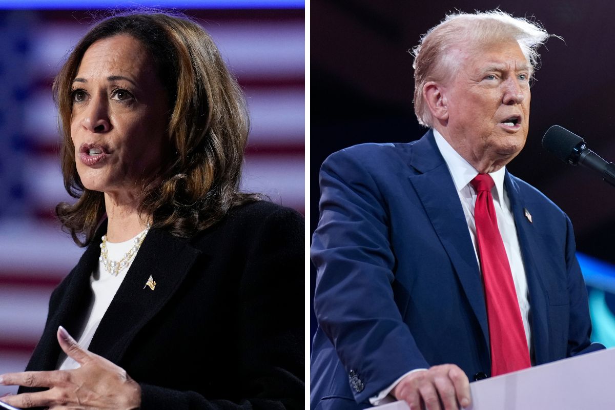 Kamala Harris and Donald Trump