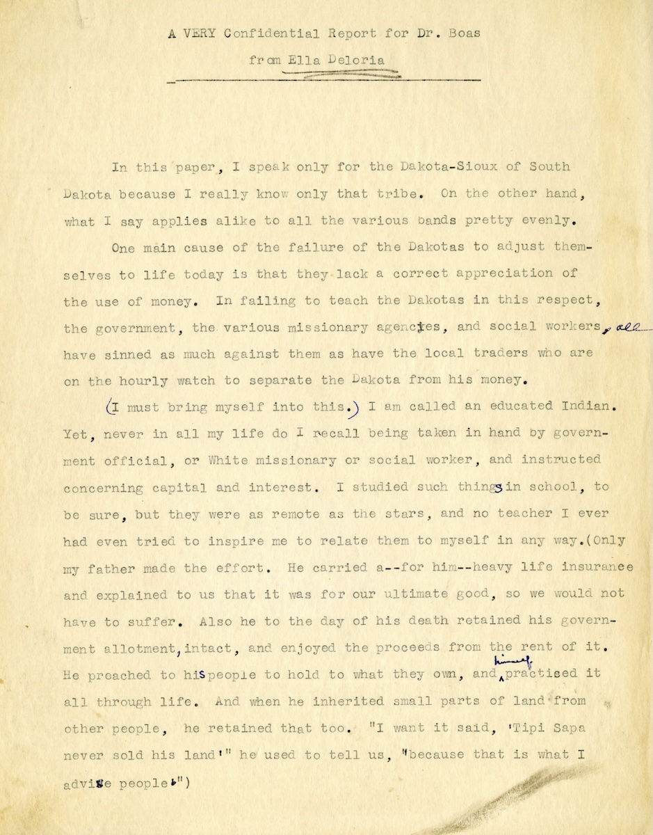 Scan of the first page of