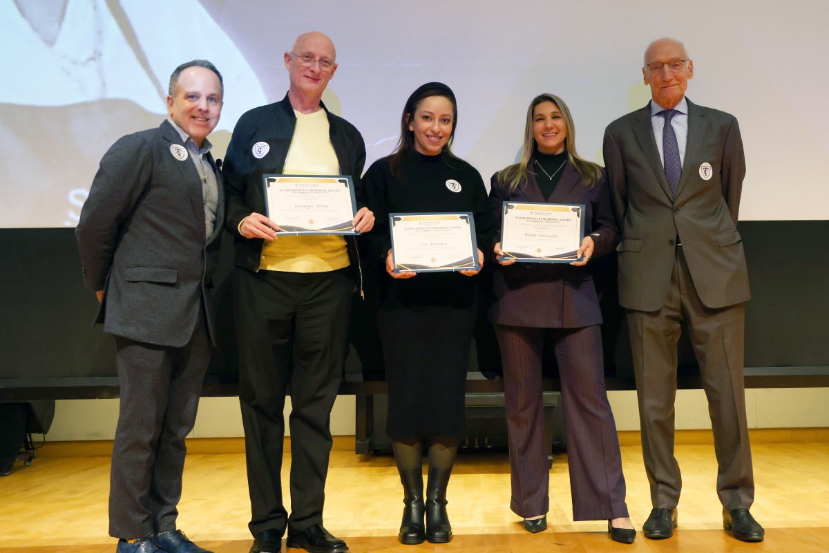 Winners of this year's Elaine Brantley Awards