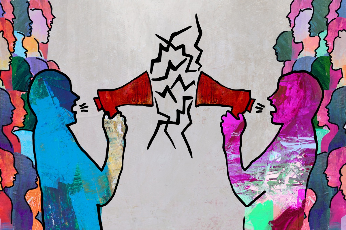 conflict concept art istock