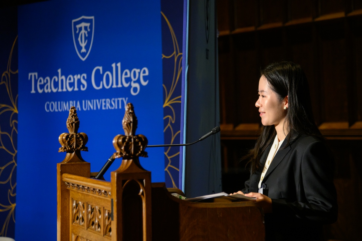 Vera Shao of the TC Alumni Association