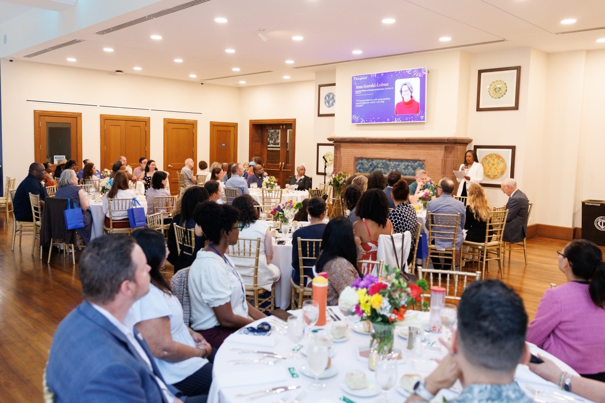 Pictured: LTR luncheon room.