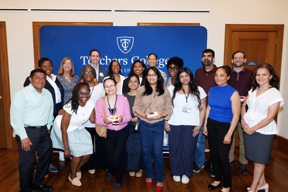 Pictured: TC community at LTR ceremony.