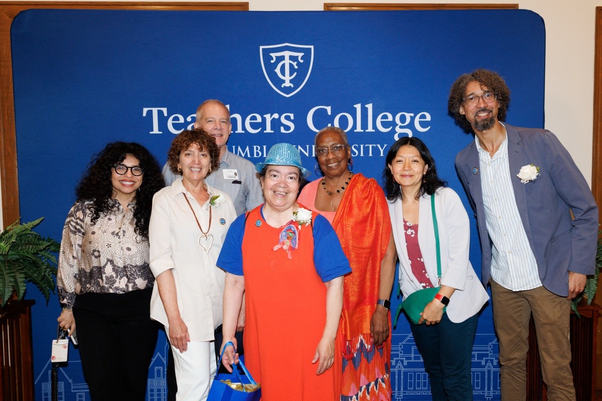 Pictured: TC community at LTR ceremony.